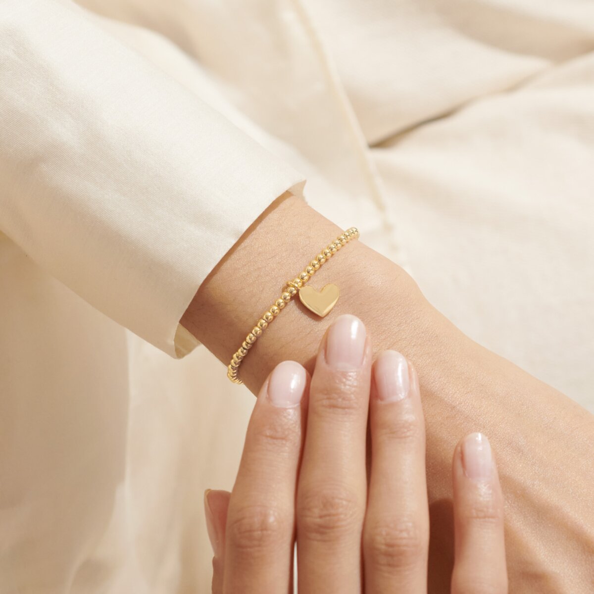 A Little 'Heart Of Gold' Gold Plated Bracelet