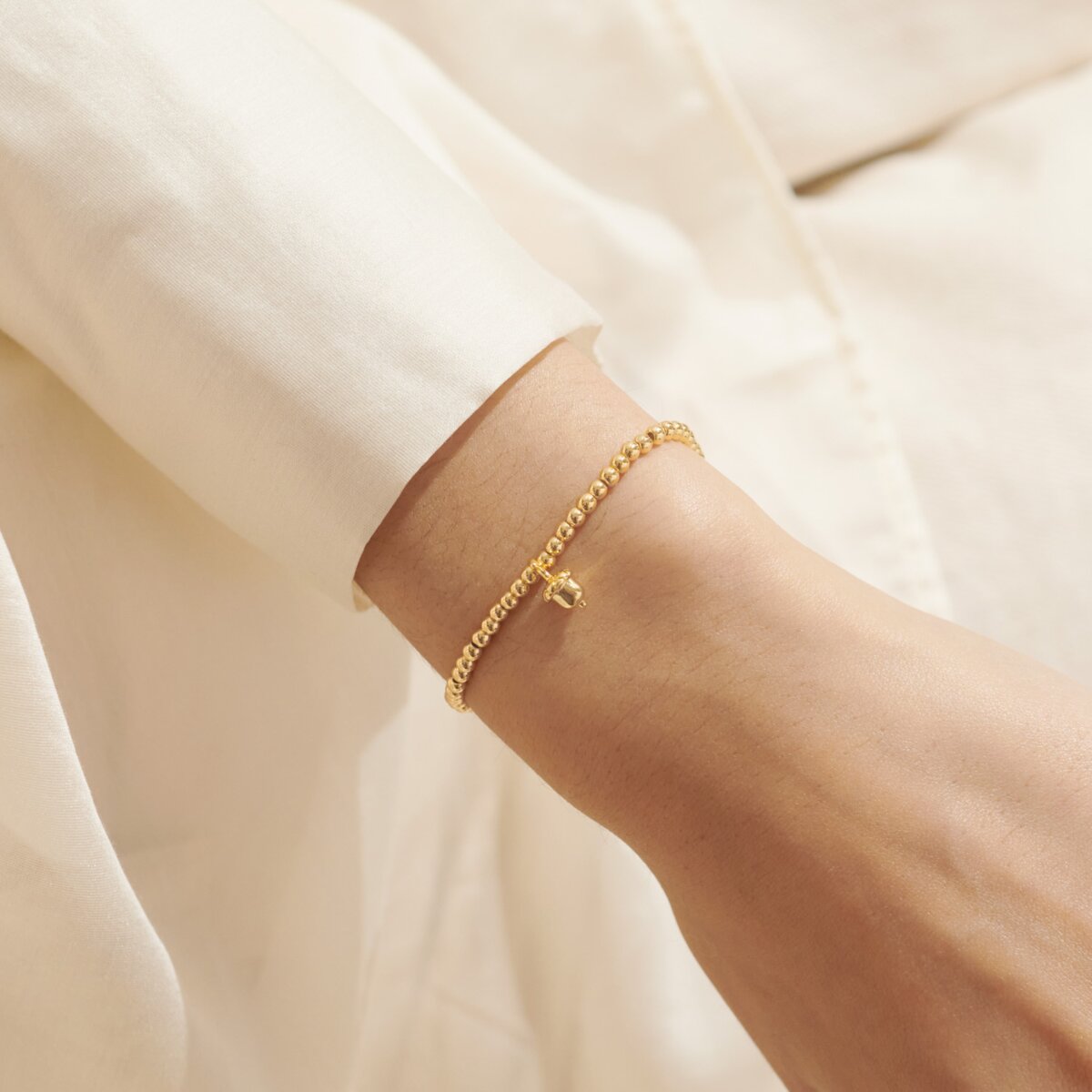 A Little 'Strength' Gold Plated Bracelet