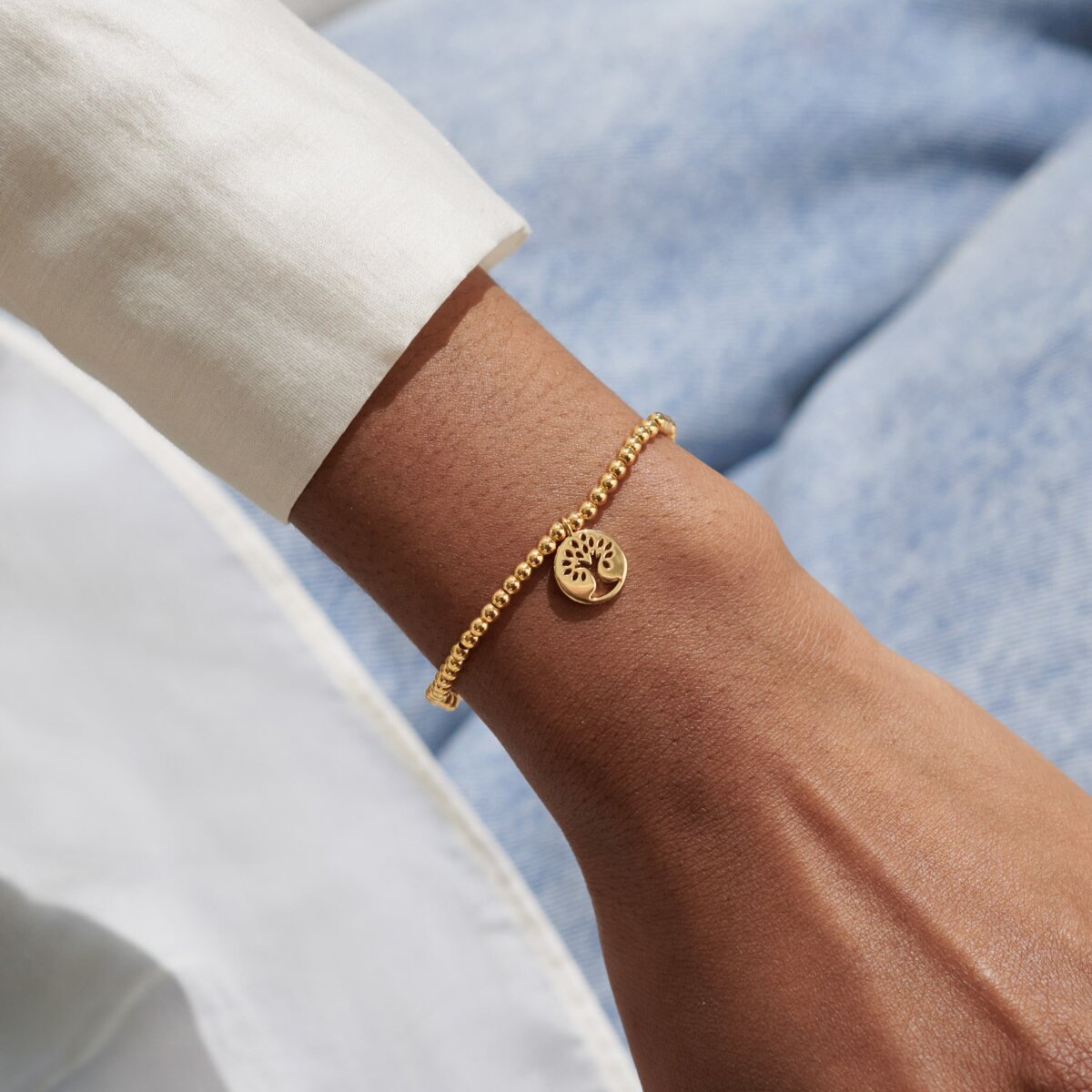A Little 'Family' Gold Plated Bracelet