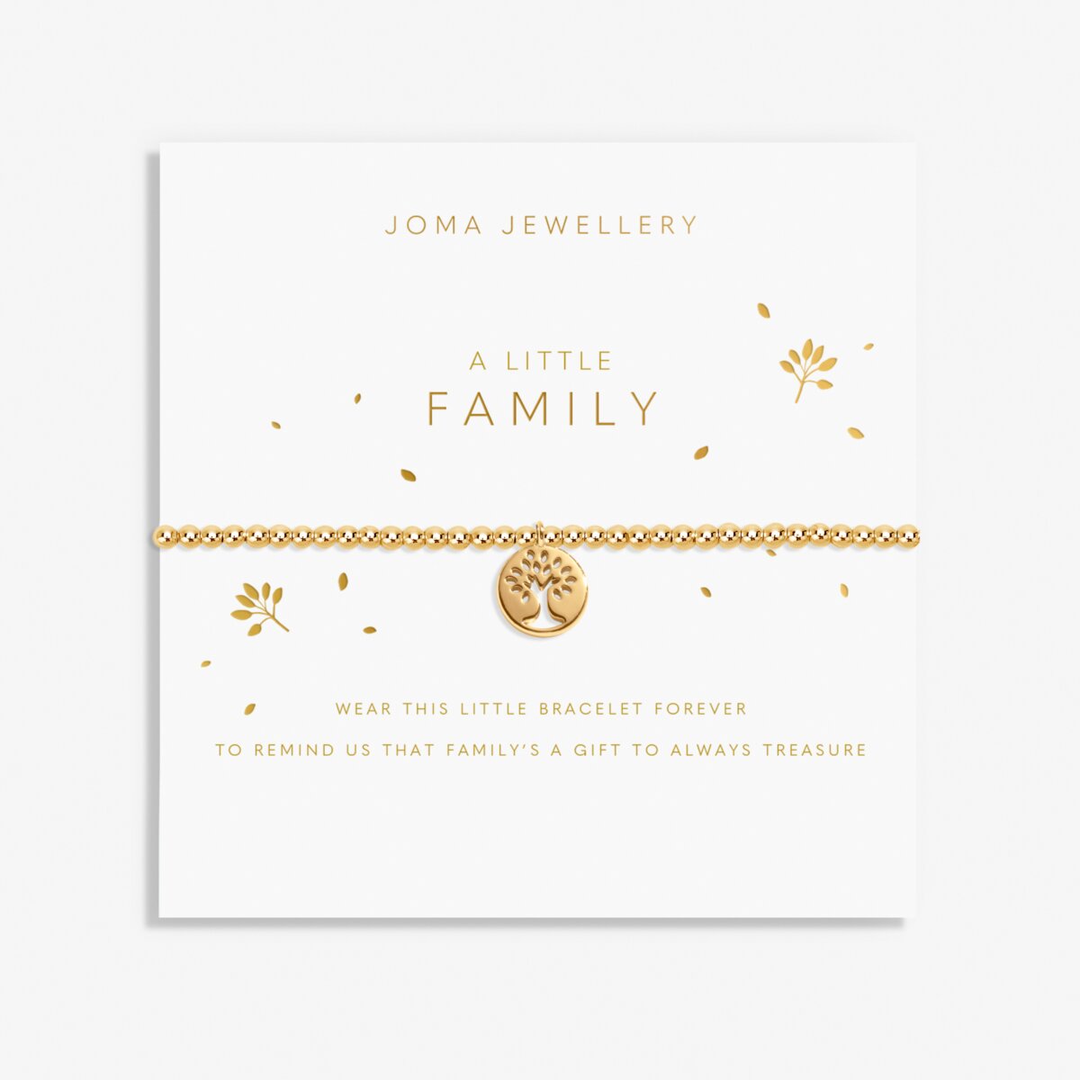 A Little 'Family' Gold Plated Bracelet