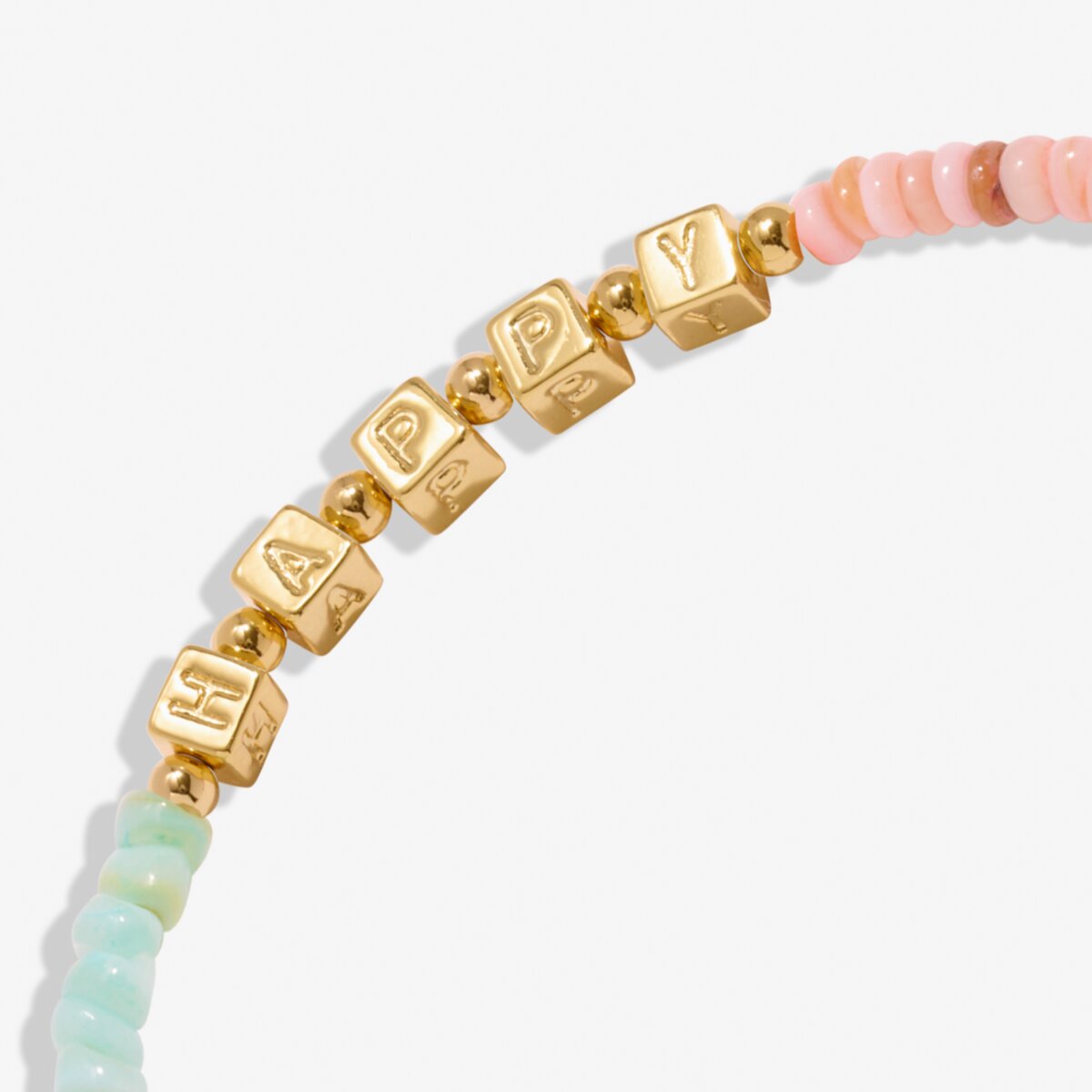 Happy Little Moments 'Live Happy' Gold Plated Anklet