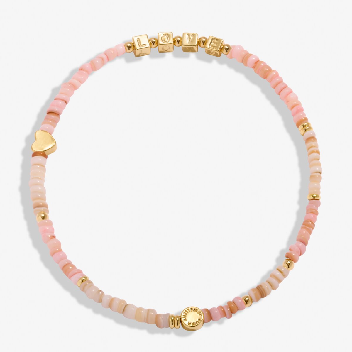 Happy Little Moments 'Love Love Love' Gold Plated Anklet