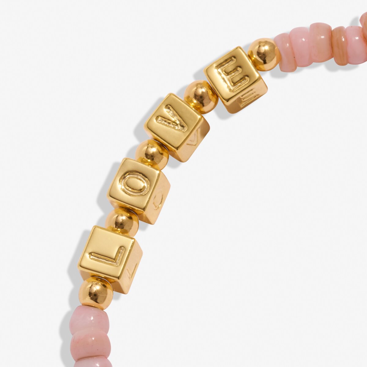 Happy Little Moments 'Love Love Love' Gold Plated Anklet