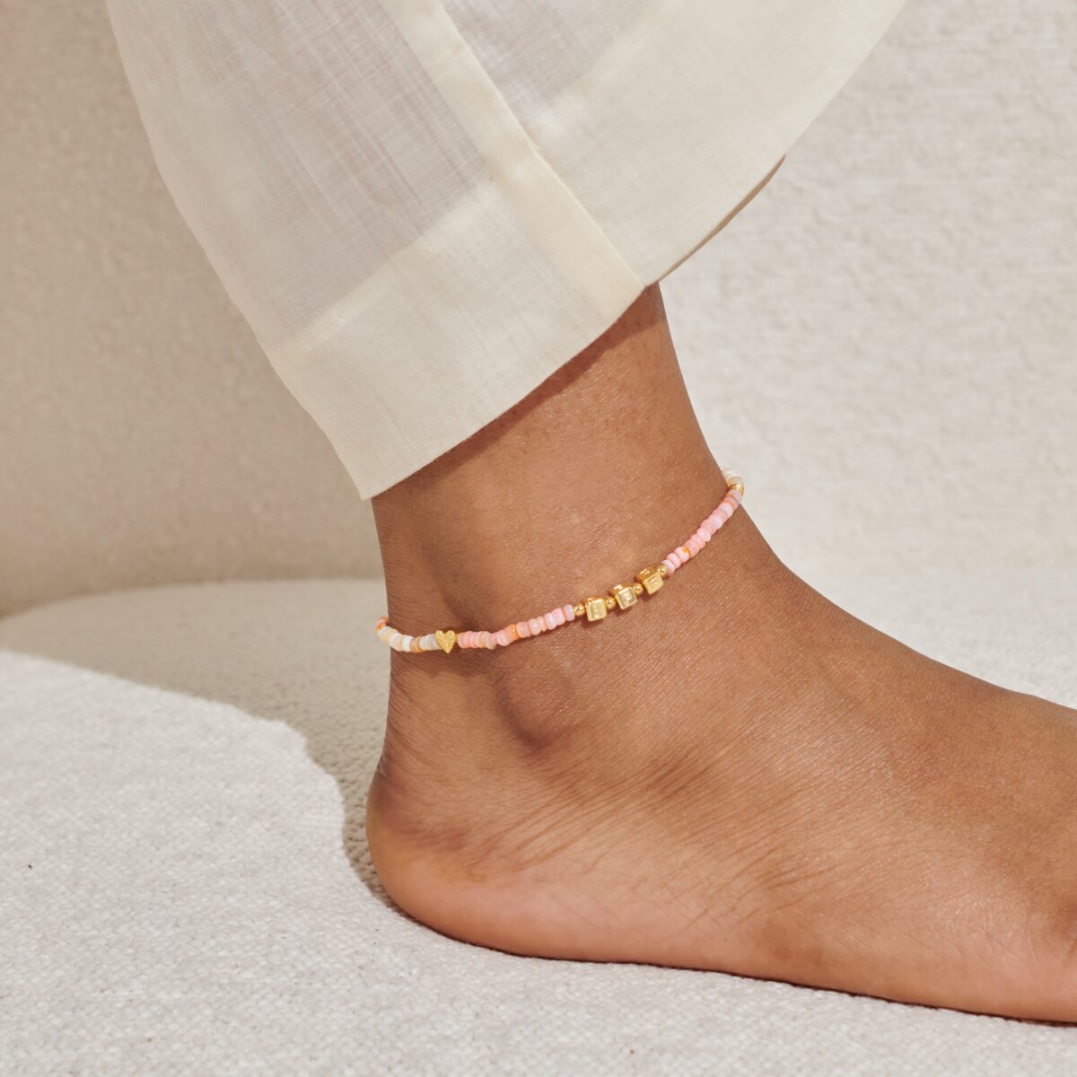 Happy Little Moments 'Besties Forever' Gold Plated Anklet