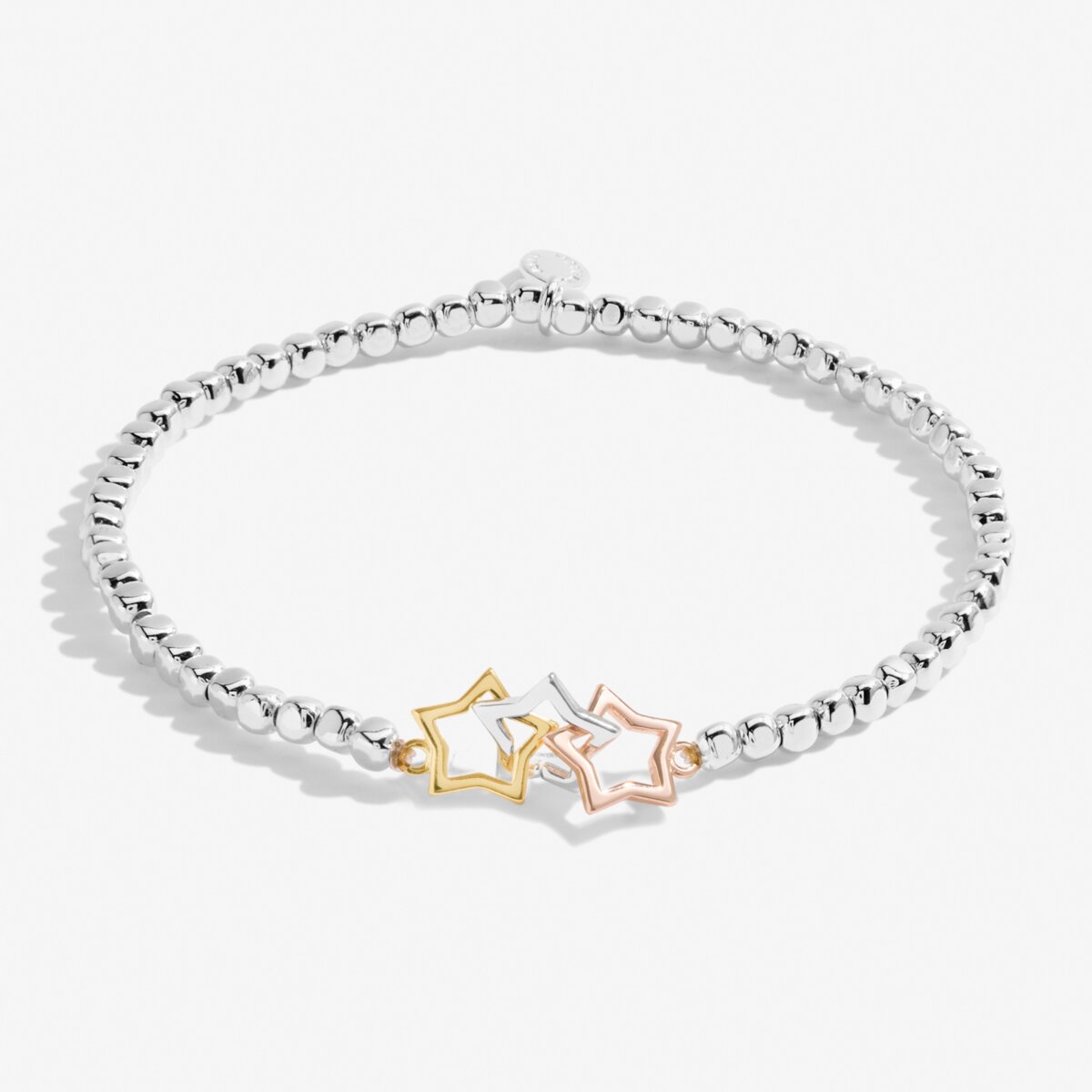 Forever Yours 'Magical Birthday Wish' Trio In Silver, Gold & RG Plated Bracelet