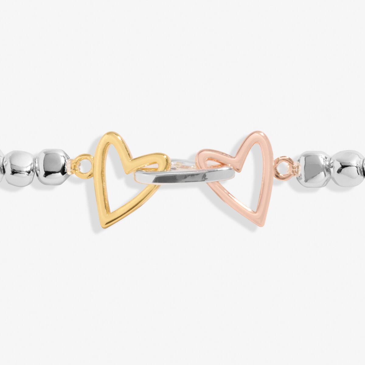 Forever Yours 'Sister Together Always' Trio In Silver, Gold & RG Plated Bracelet