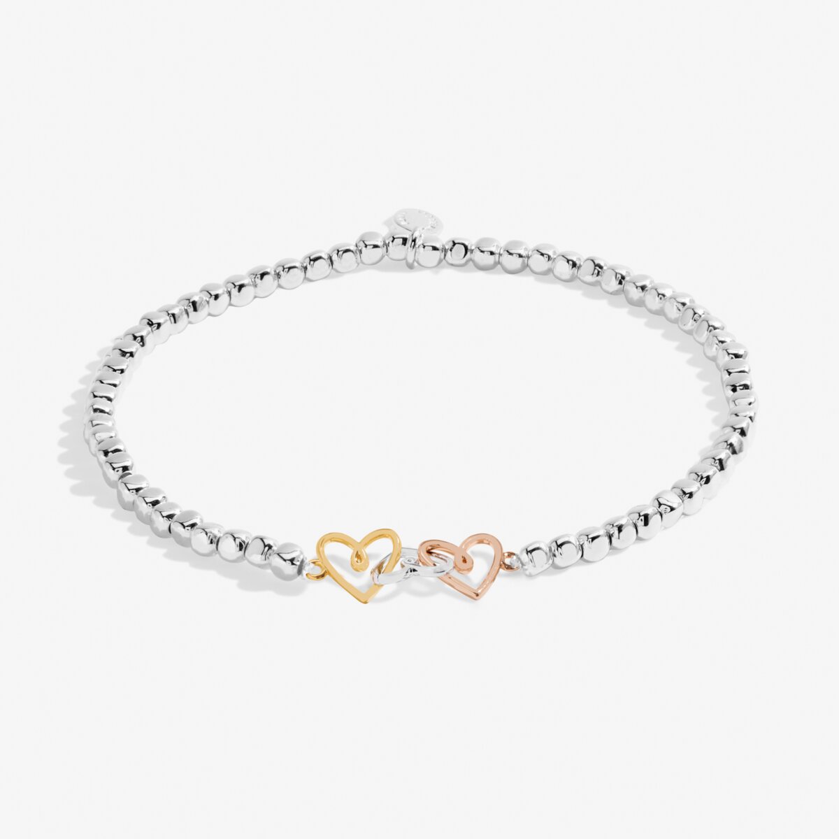 Forever Yours 'Happy Ever After' Trio In Silver, Gold & RG Plated Bracelet