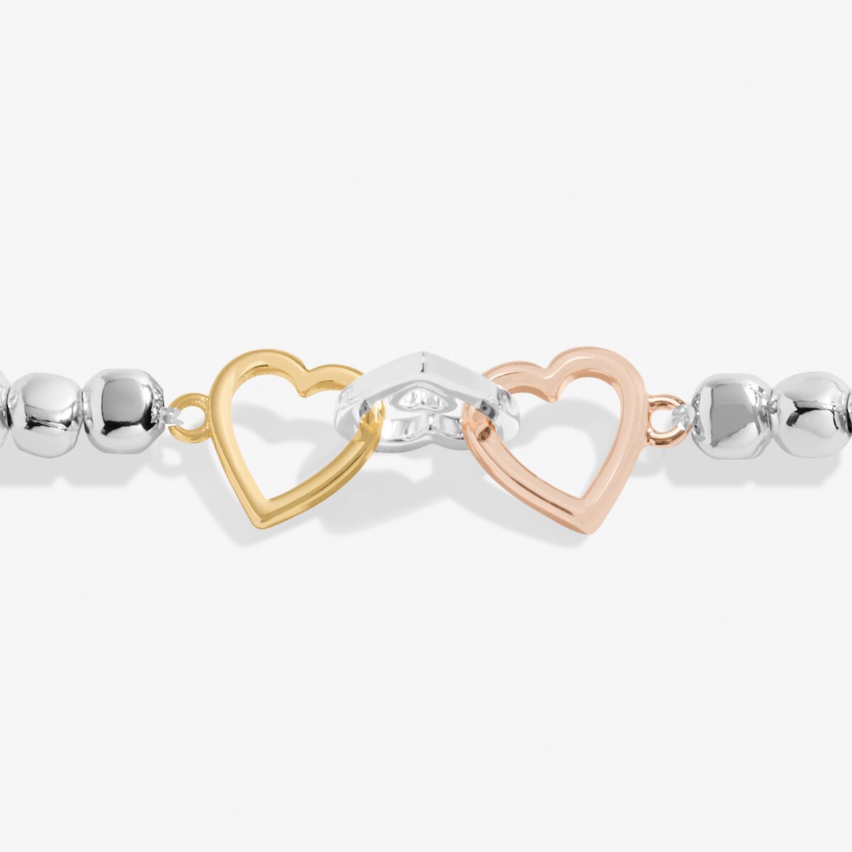 Forever Yours 'Beautiful New Chapter' Trio In Silver, Gold & RG Plated Bracelet