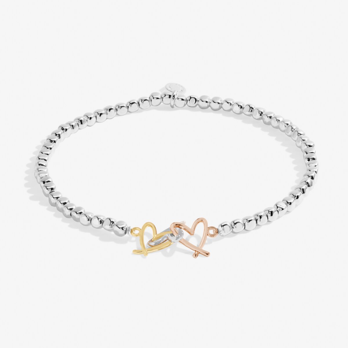 Forever Yours 'Love You More' Trio In Silver, Gold & RG Plated Bracelet