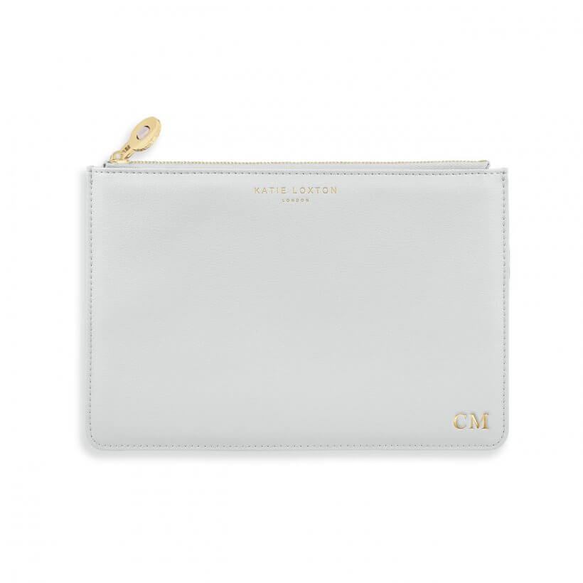Birthstone Perfect Pouch | June | Moonstone | Pale Grey