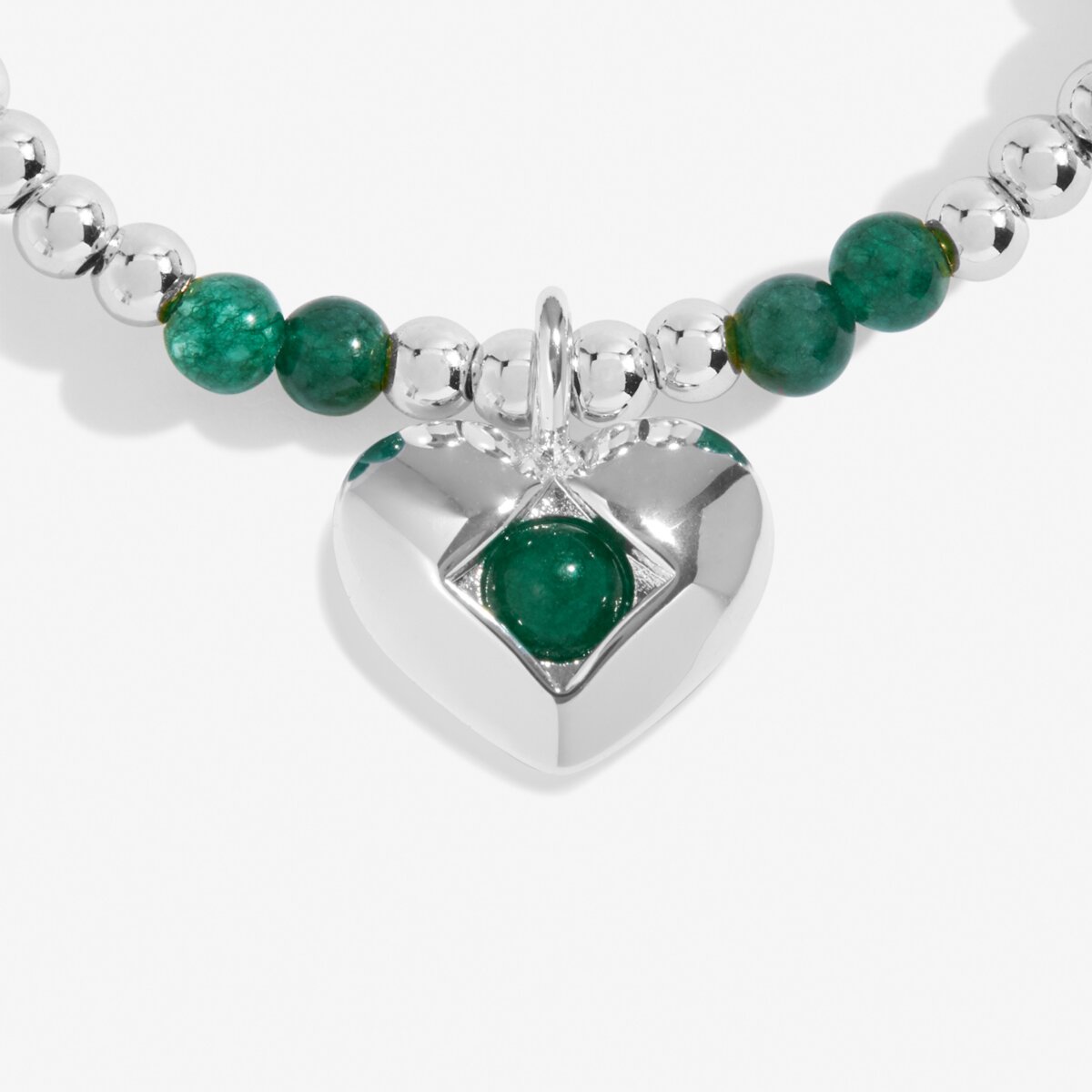 Birthstone A Little 'May' Silver Plated Bracelet