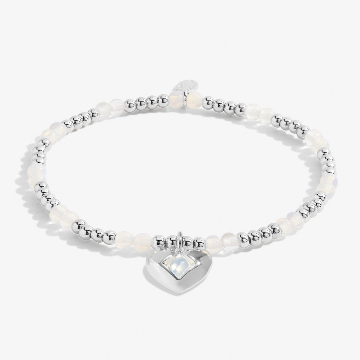 Birthstone A Little 'June' Silver Plated Bracelet