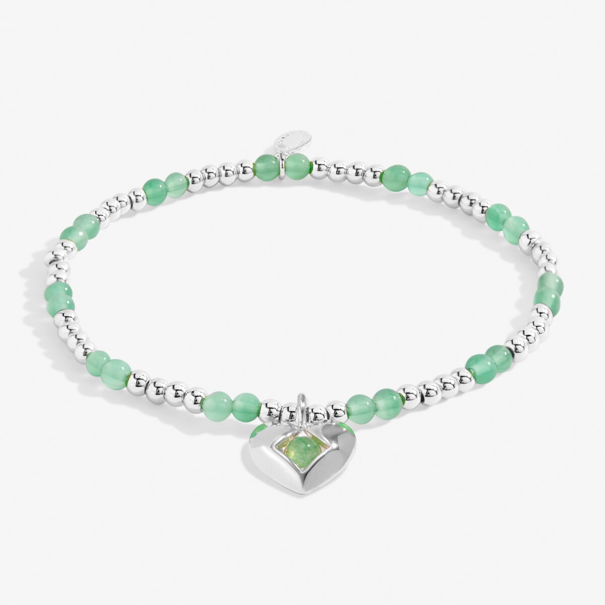 Birthstone A Little 'August' Silver Plated Bracelet