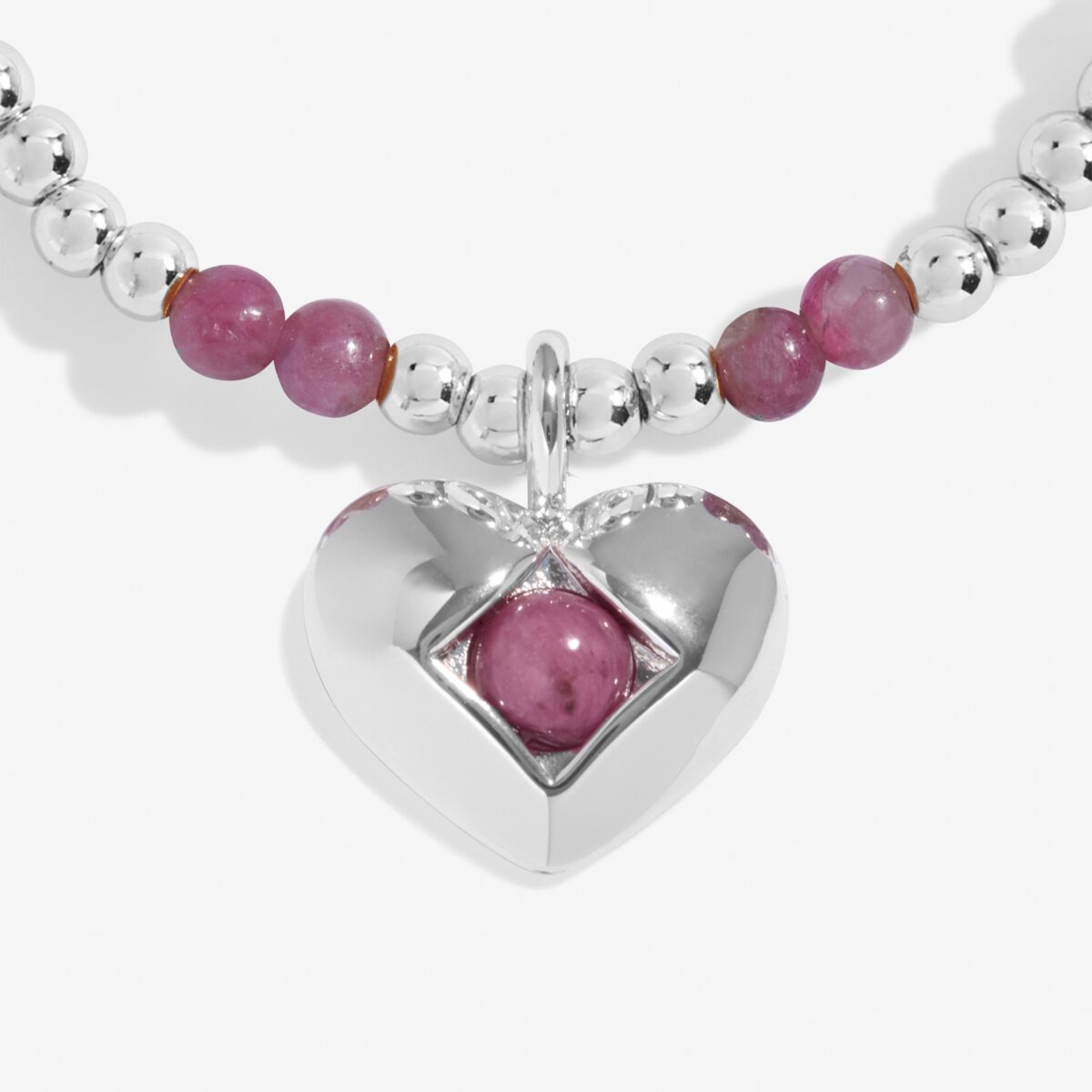 Birthstone A Little 'October' Silver Plated Bracelet