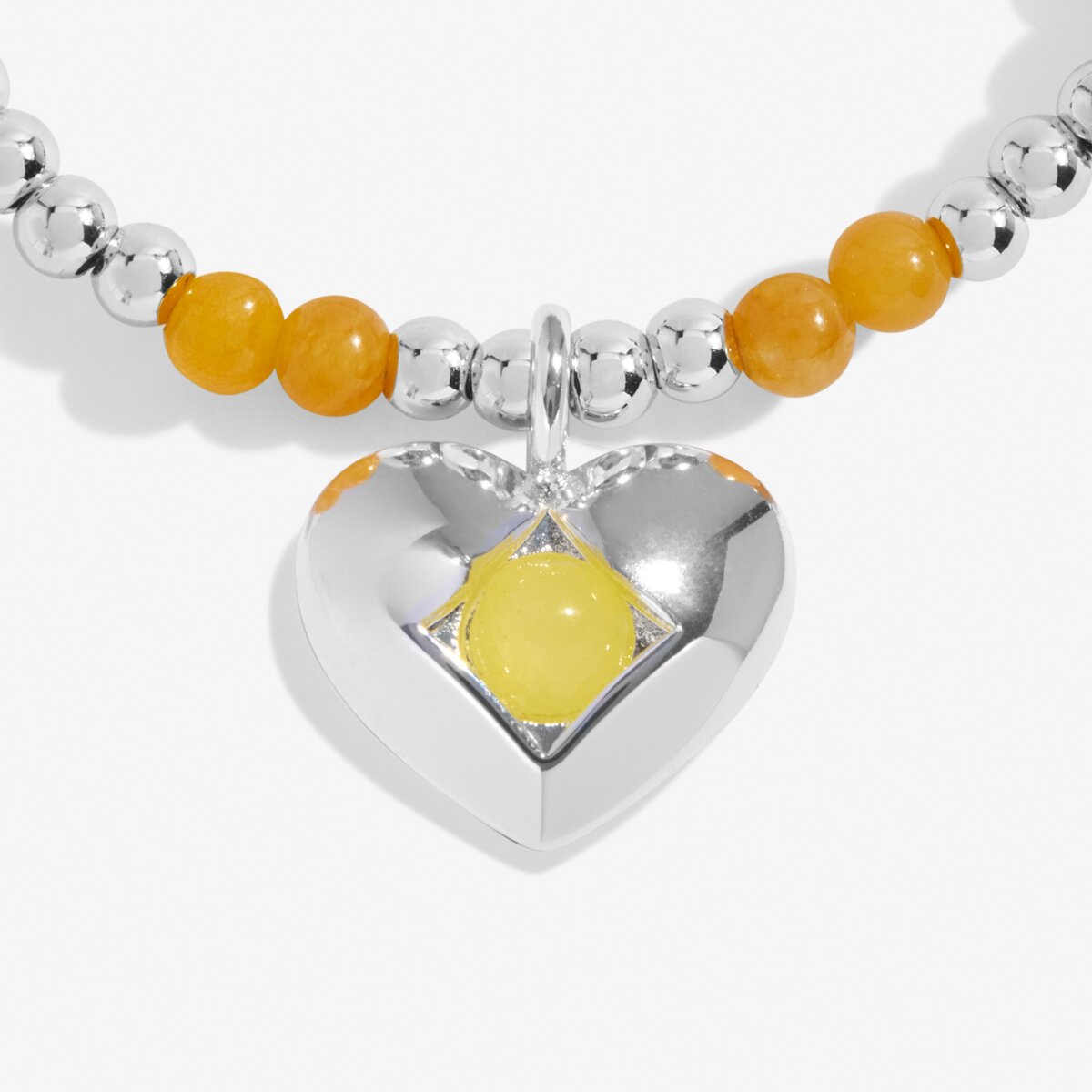 Birthstone A Little 'November' Silver Plated Bracelet