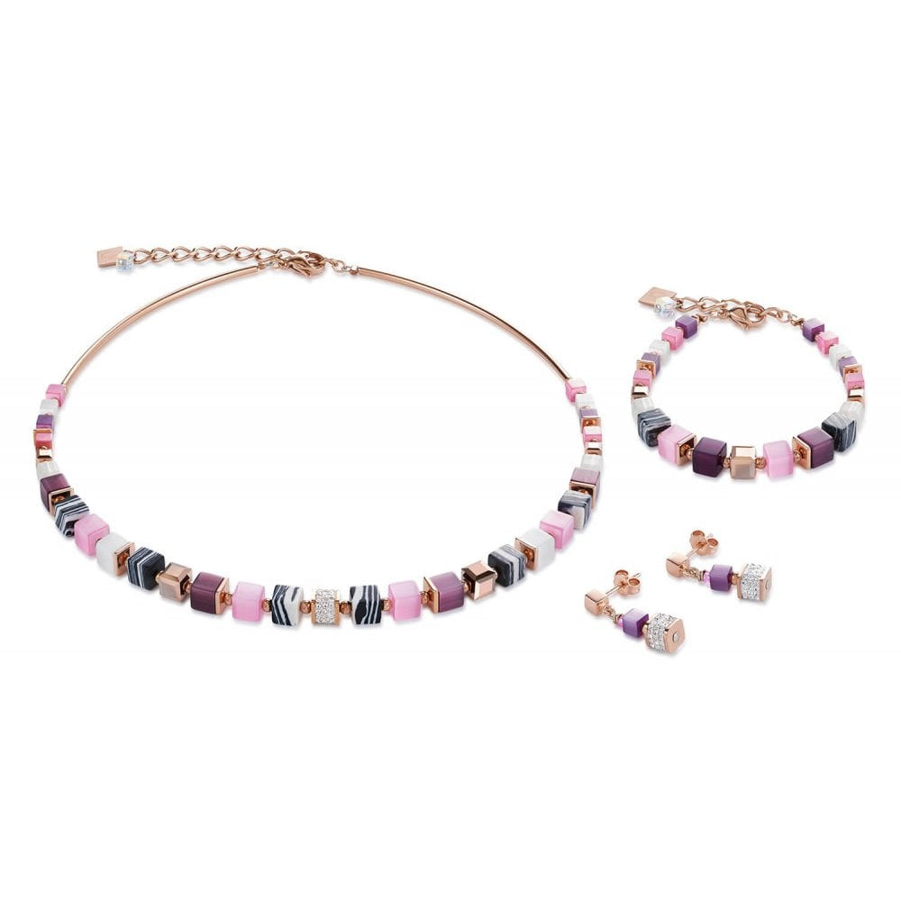 Rose-Purple Necklace