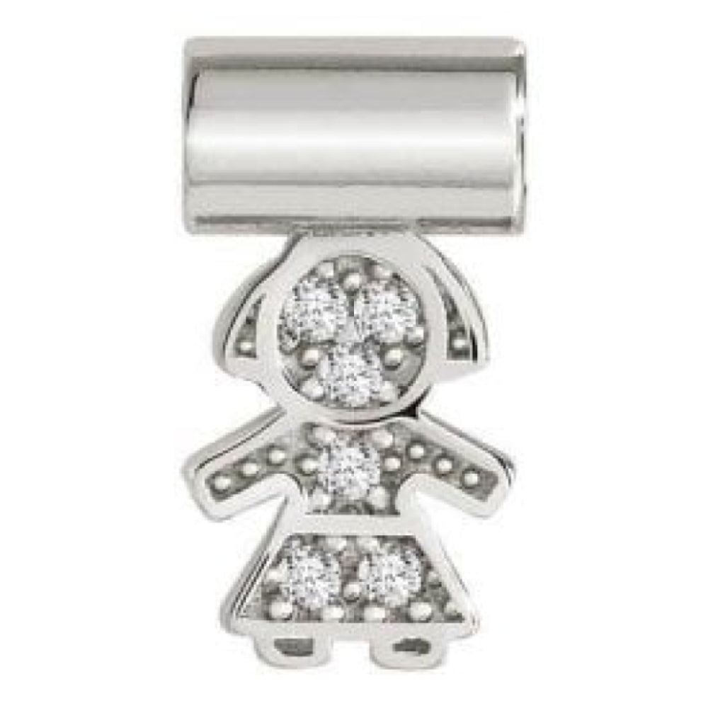 Seimia Silver Cubic Zirconia Baby Girl