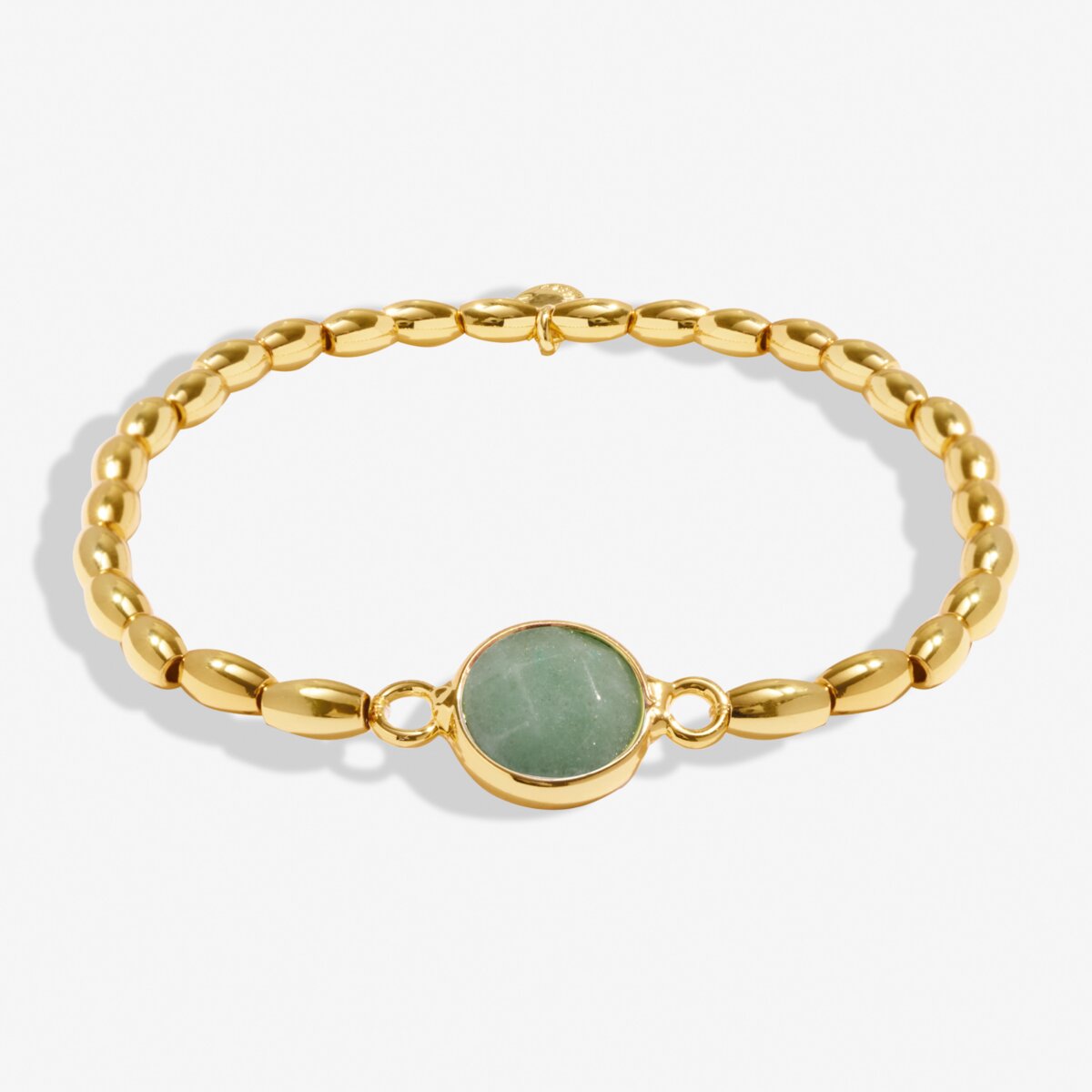 Serenity Stones Aventurine Gold Plated Bracelet