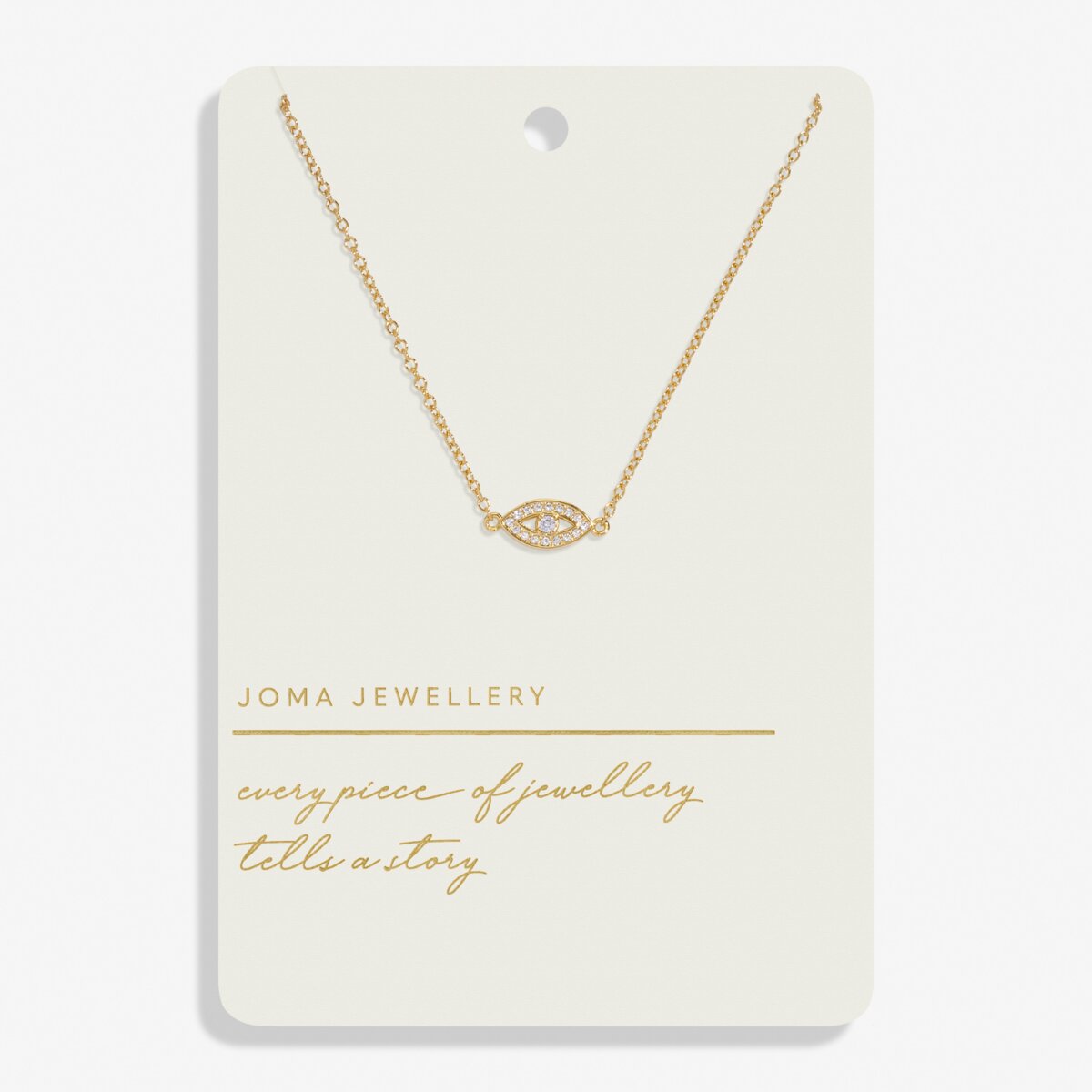 Style Stories Eye Gold Plated Necklace