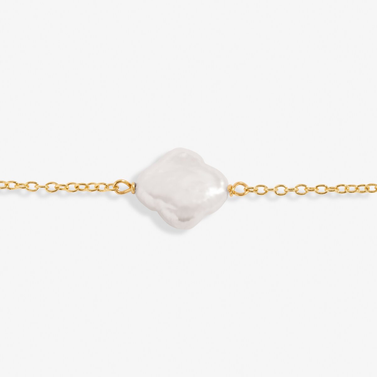 Pearl Clover Gold Plated Anklet