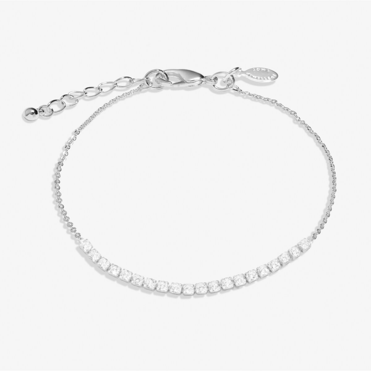 Silver Plated Tennis Anklet