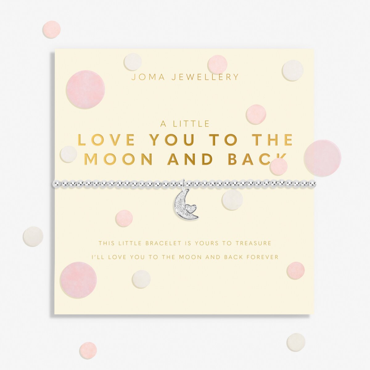 Confetti A Little 'Love You To The Moon & Back' Silver Plated Bracelet