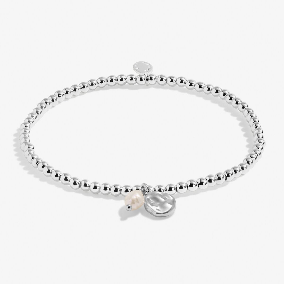 Pearl Silver Plated Anklet