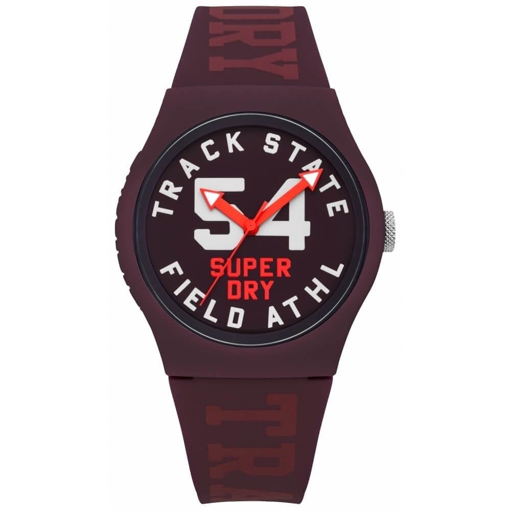 Urban Track & Field Mulberry Printed Dial With Mulberry Silicone Printed Strap