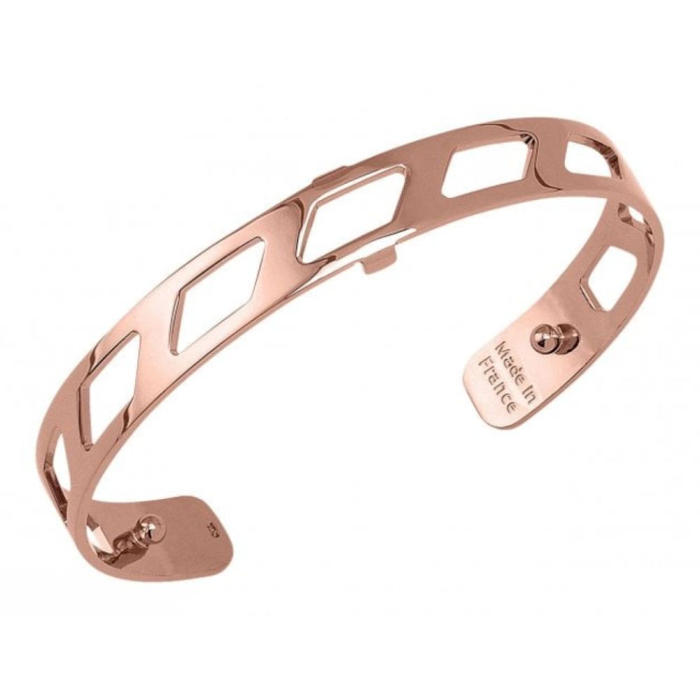 Rose Gold Plated Ruban 8mm Cuff