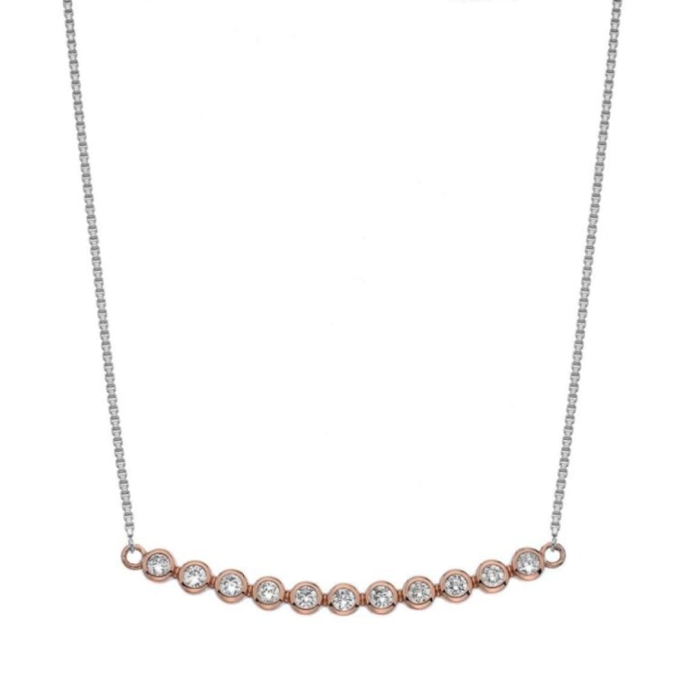 Luminoso Necklace - Large - Rose Gold Plate Accents