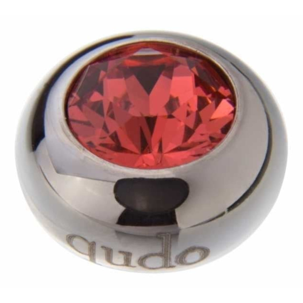 Famosa Silver 10mm Tondo Ring Top Padparadscha
