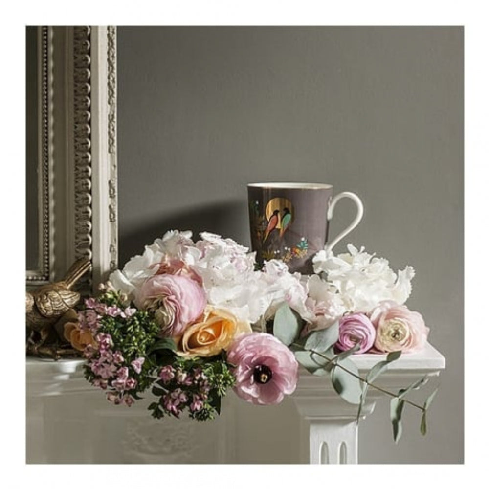 The Chelsea Collection Grey Birds Mug