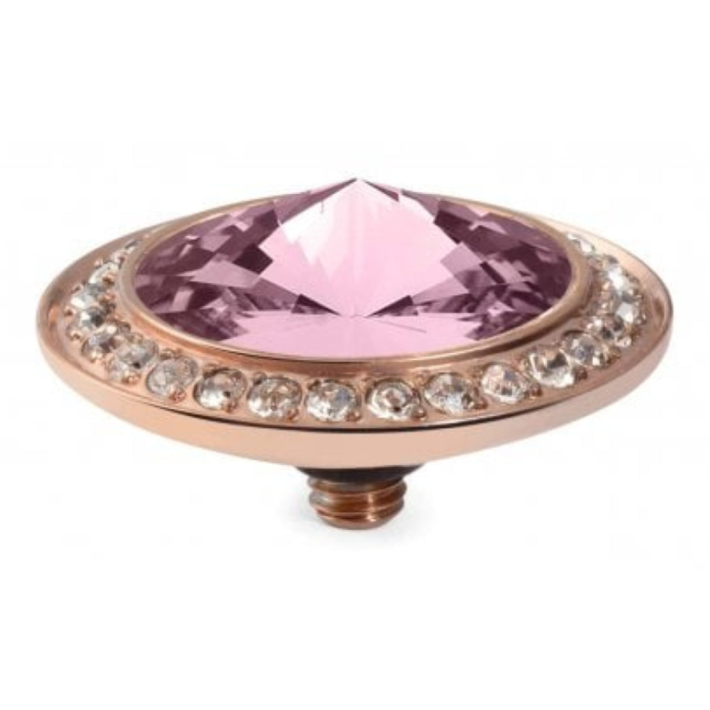 Famosa Rose Gold 16mm Tondo Deluxe Ring Top Light Rose