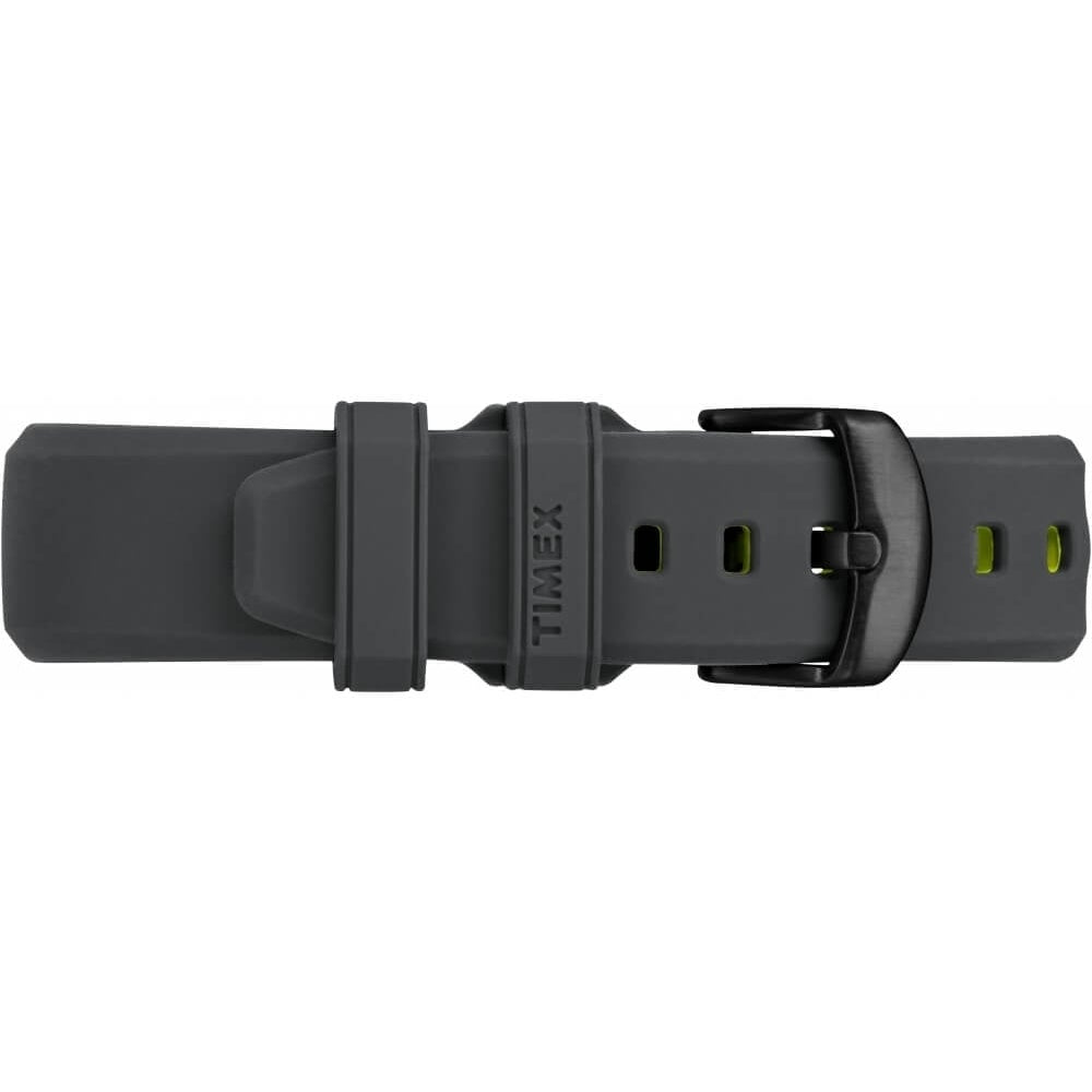 iQ+Move Mens Black finish Case Black Dial Lime Green Accents Black Silicone Strap