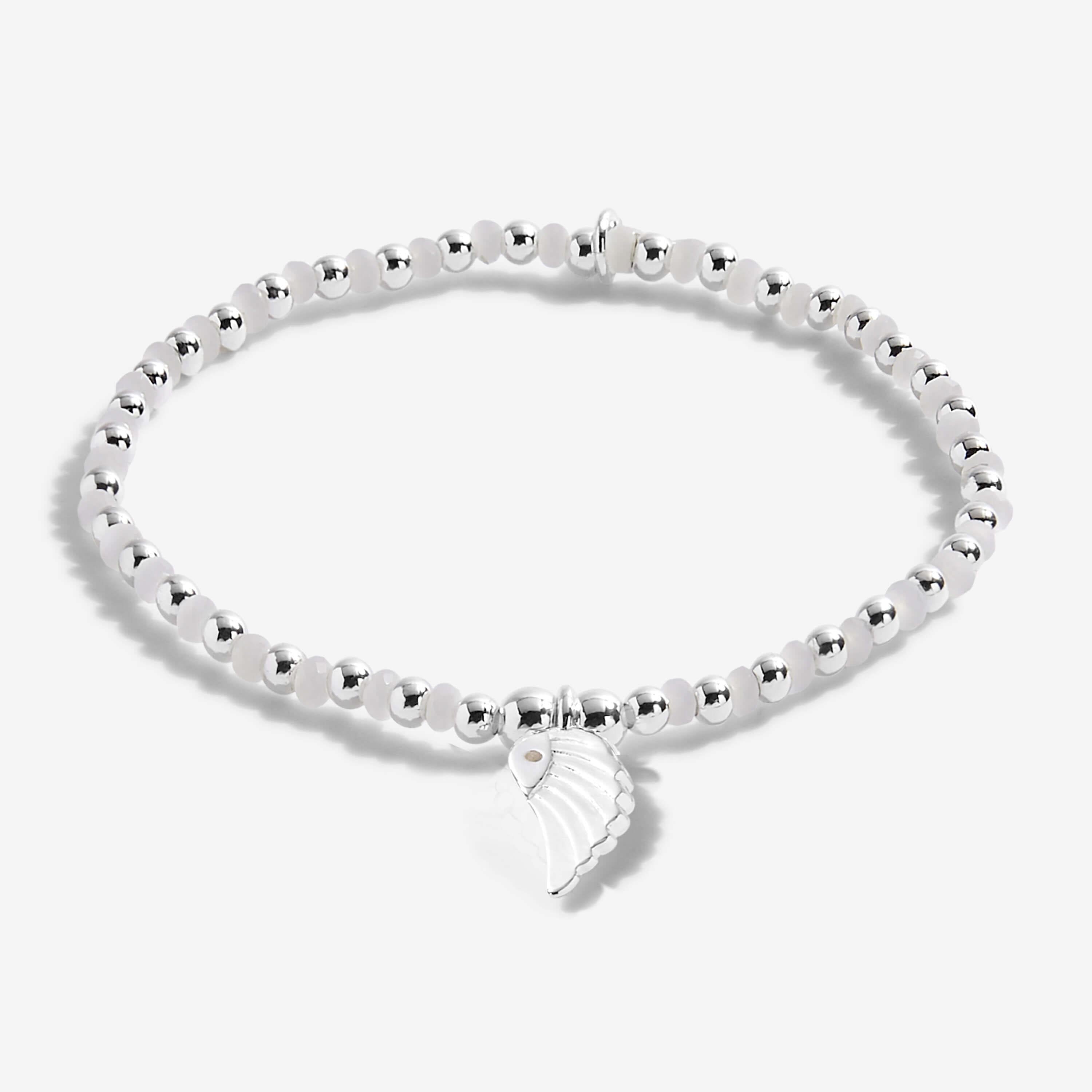 Colour Pop A Little | Guardian Angel | Silver | Bracelet | 17.5cm Stretch