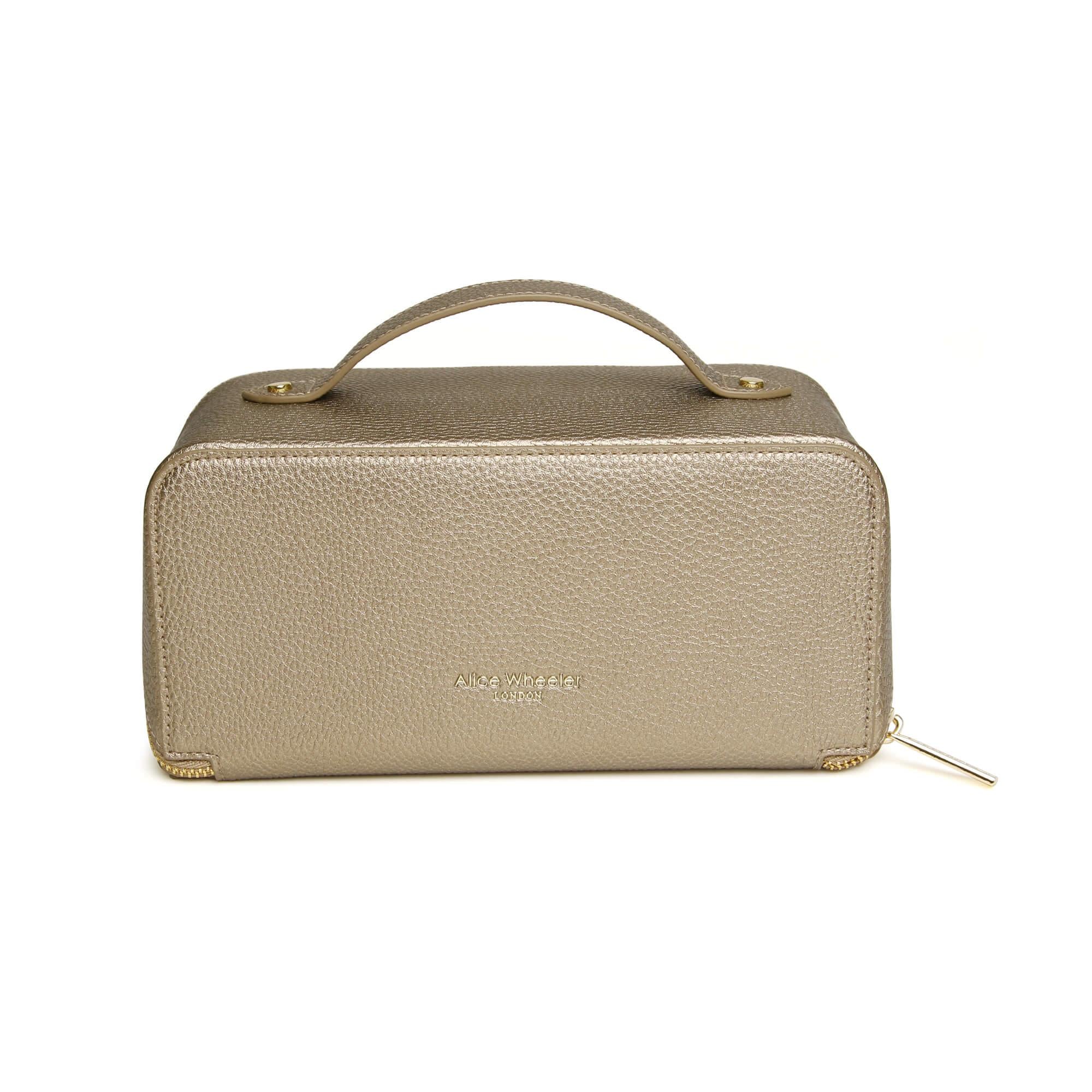 London Train Case In Bronze