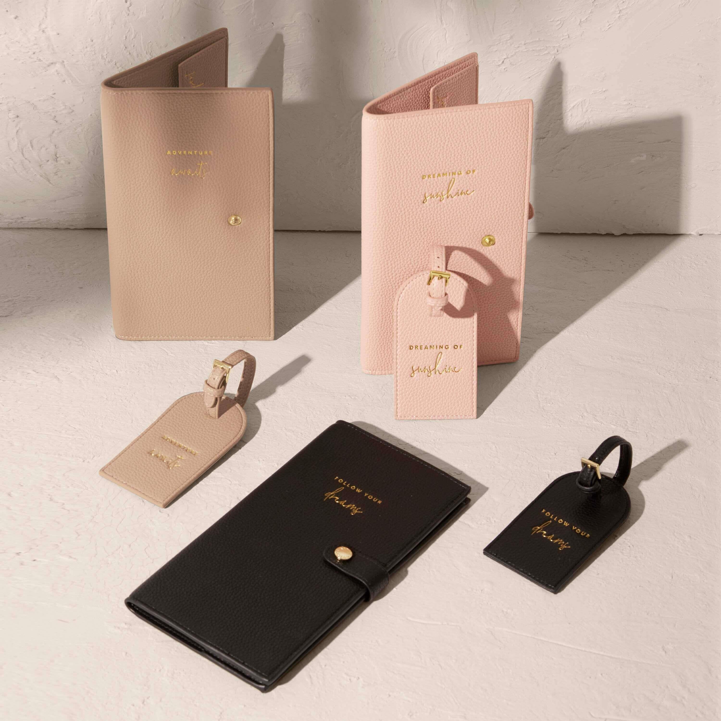 Travel Wallet | Dreaming Of Sunshine | Pale Pink