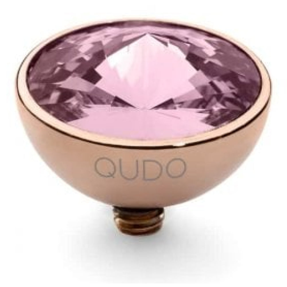 Famosa Rose Gold 11.5mm Bottone Ring Top Light Rose