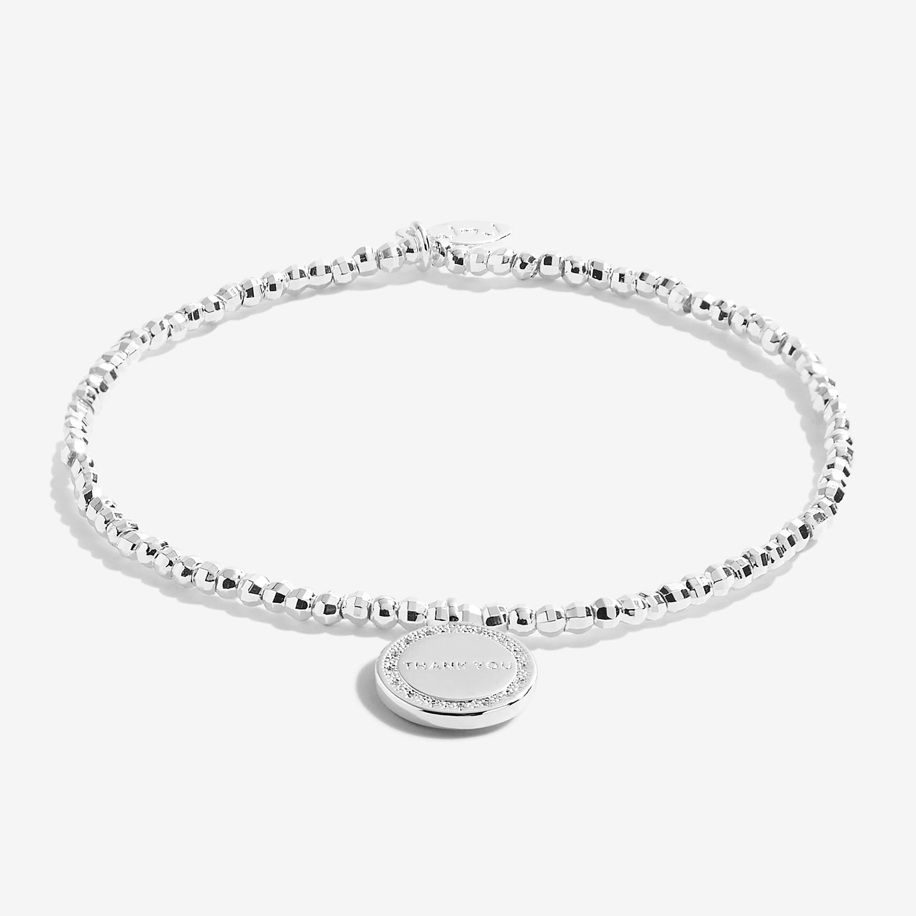 Beautifully Boxed Bridal Bracelets | Thank You For Helping Me Tie The Knot | Silver | Bracelet | 17.5cm Stretch