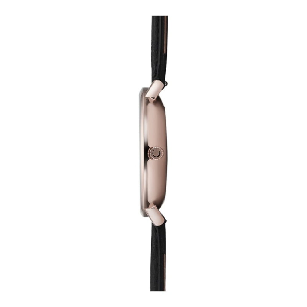 TOFT - COAL Rose Gold Plated Leather Calf Date Display Watch