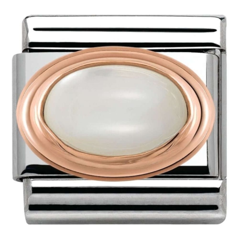 Classic Rose Set Mother Of Pearl Link