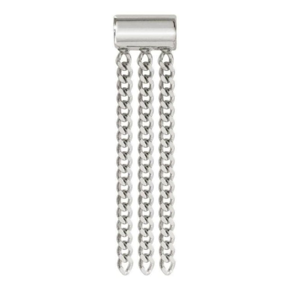 Seimia Silver Short Pendants Triple Chain