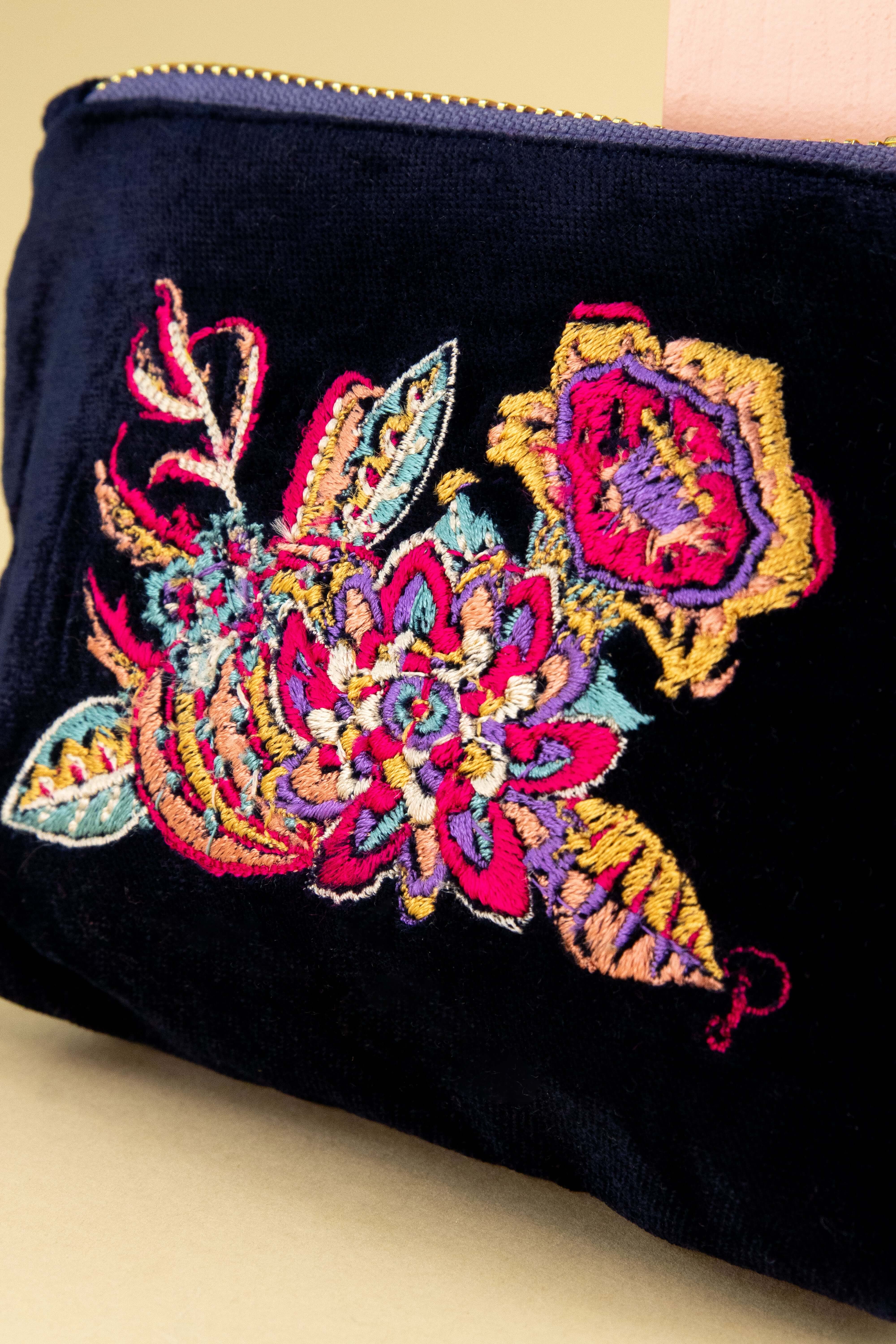 Fantasy Floral Mini Pouch