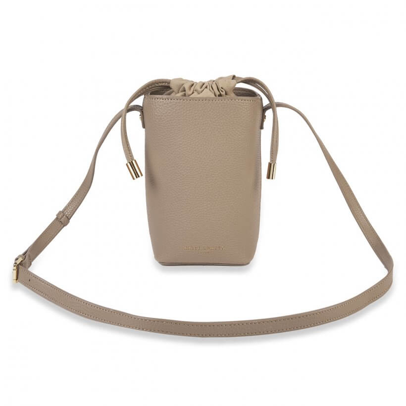 Cece Drawstring Crossbody Bag | Taupe