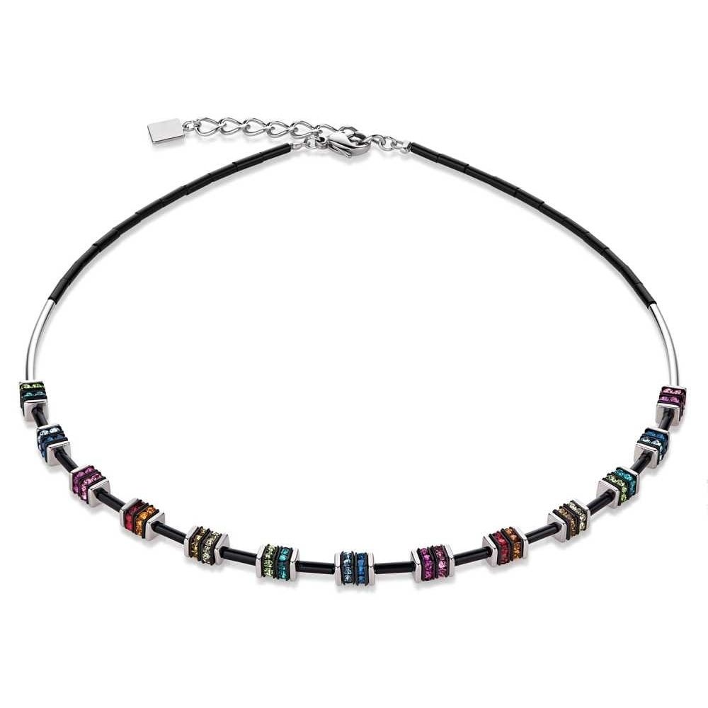 Cube Necklace With Swarovski Crystal