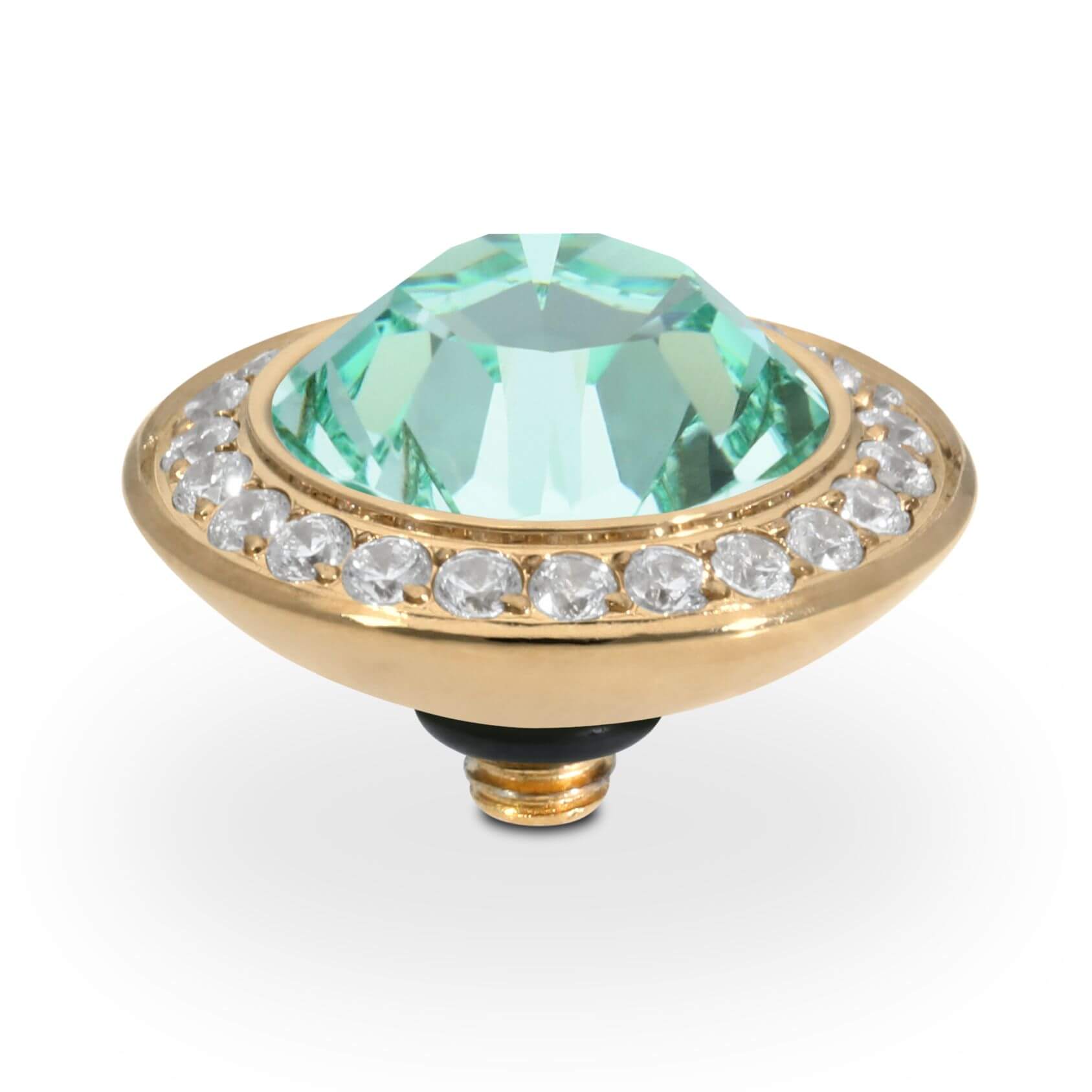 TONDO Deluxe (G/P) 13mm Chrysolite Ring Top