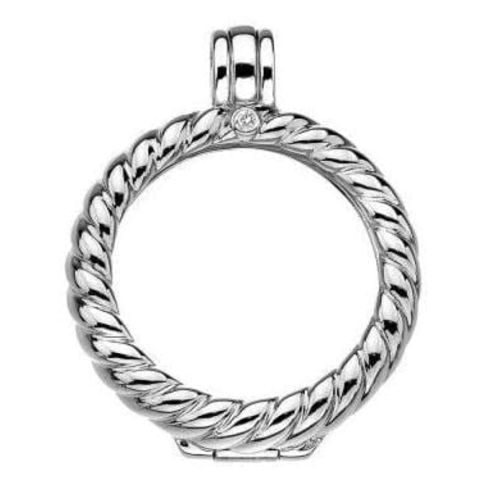 Ladies 33mm Sorrento Silver Coin Keeper