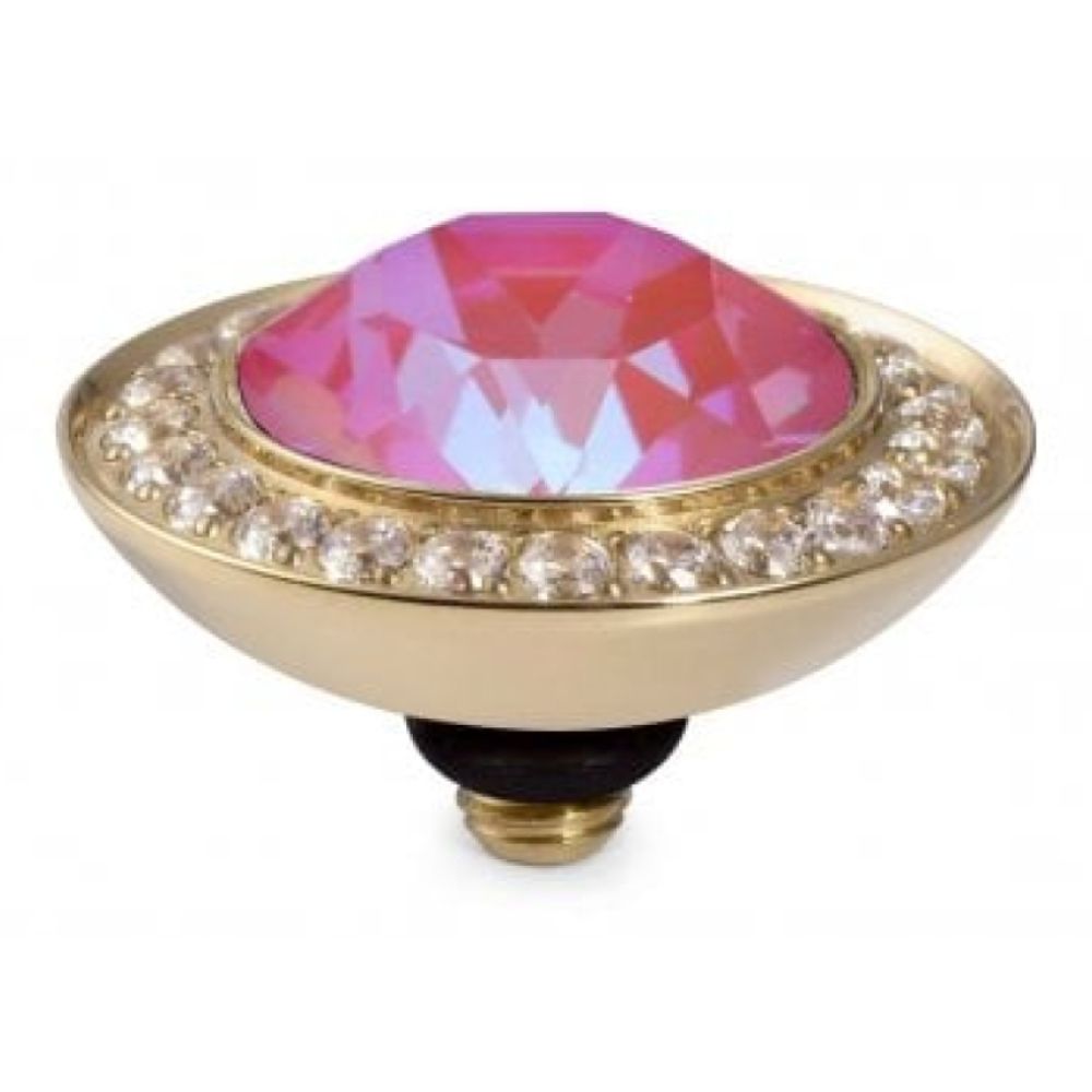 Lotus Pink Delite Crystal Interchangeable Top Tondo Deluxe (G/P)