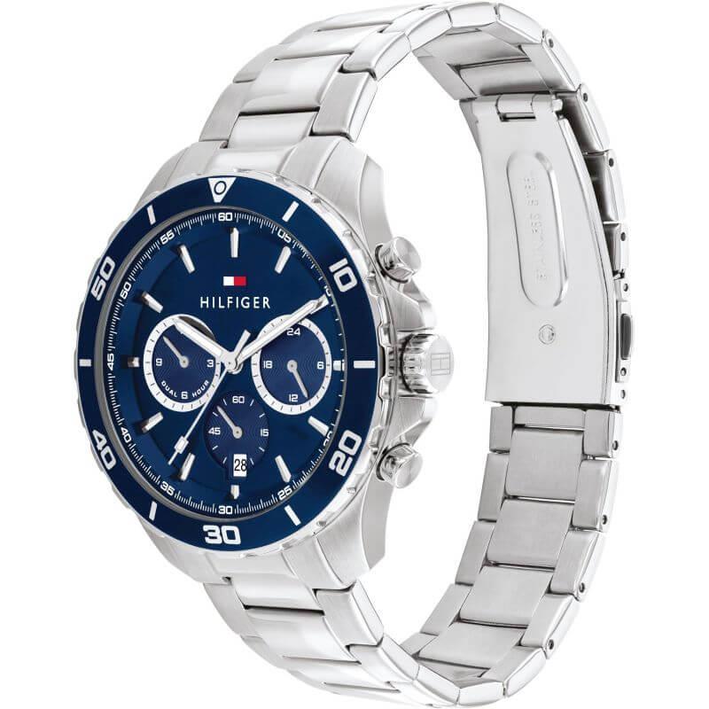 Jordan SS Blue Chronograph Dial & Bracelet Strap