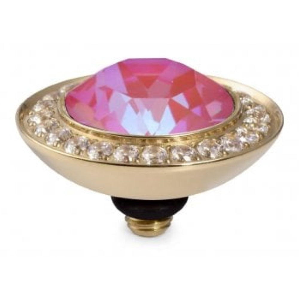 Lotus Pink Delite Crystal Interchangeable Top Tondo Deluxe (G/P)
